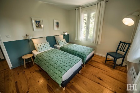 Maison moulleau décoration bleu